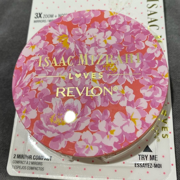 Isaac Mizrahi Compact Mirror 3x Zoom Travel Makeup Collab Revlon Sephora Vanity - Picture 8 of 11